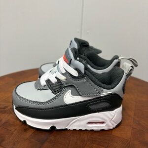 Nike Air Max 90 Easy On Toddler Size 5c wolf Grey/White-Cool Grey